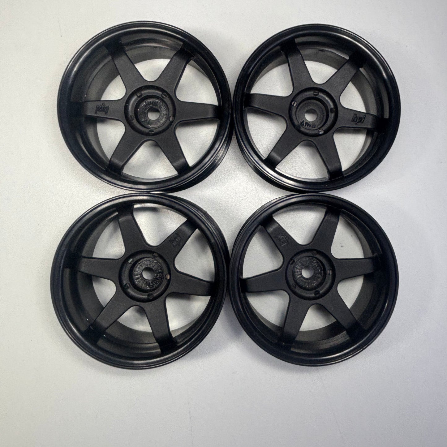 HPI Black Wheels TE37 6mm Offset