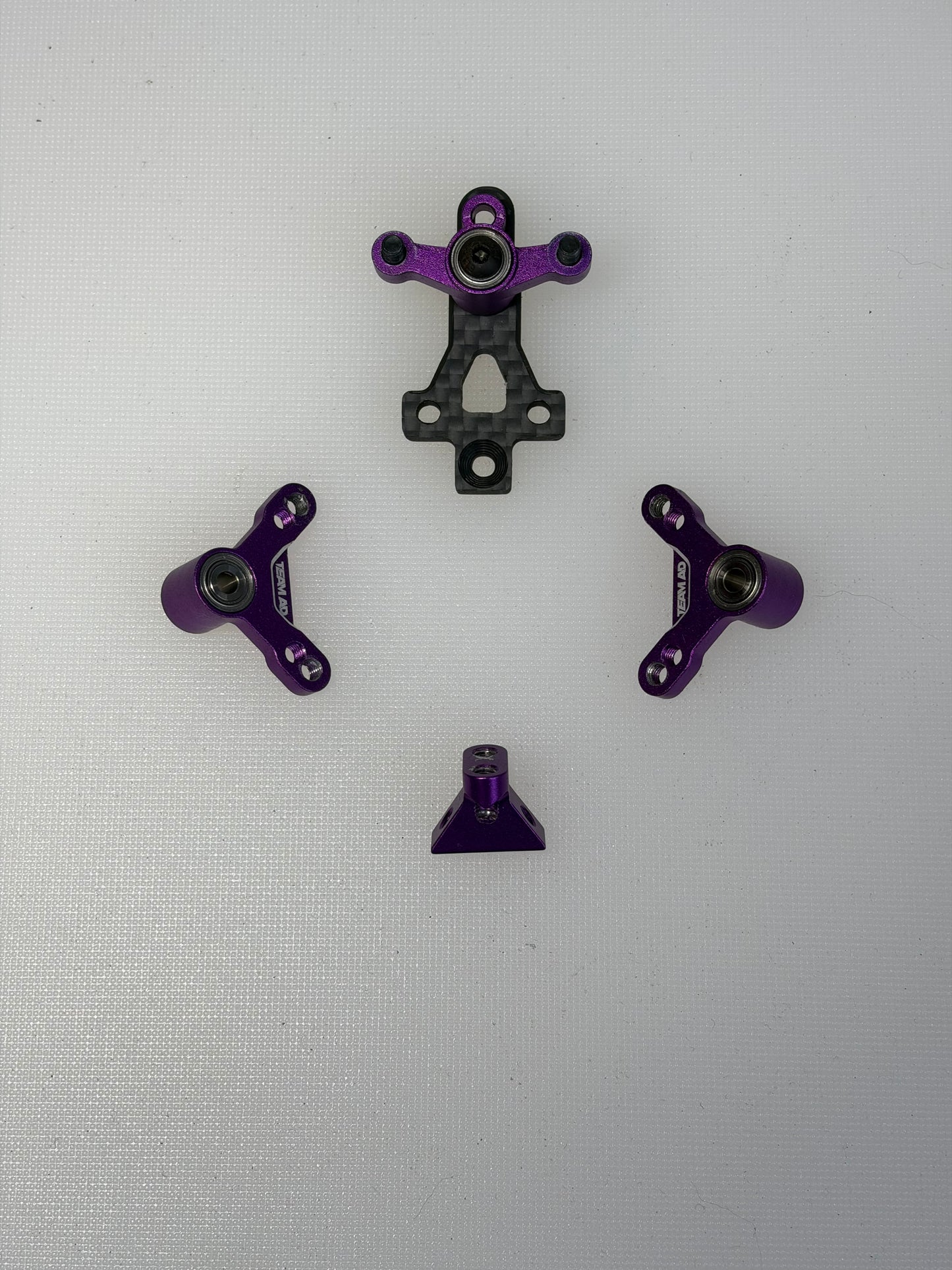 Team AD Purple Alloy IFS XF Horizontal Shock Conversion