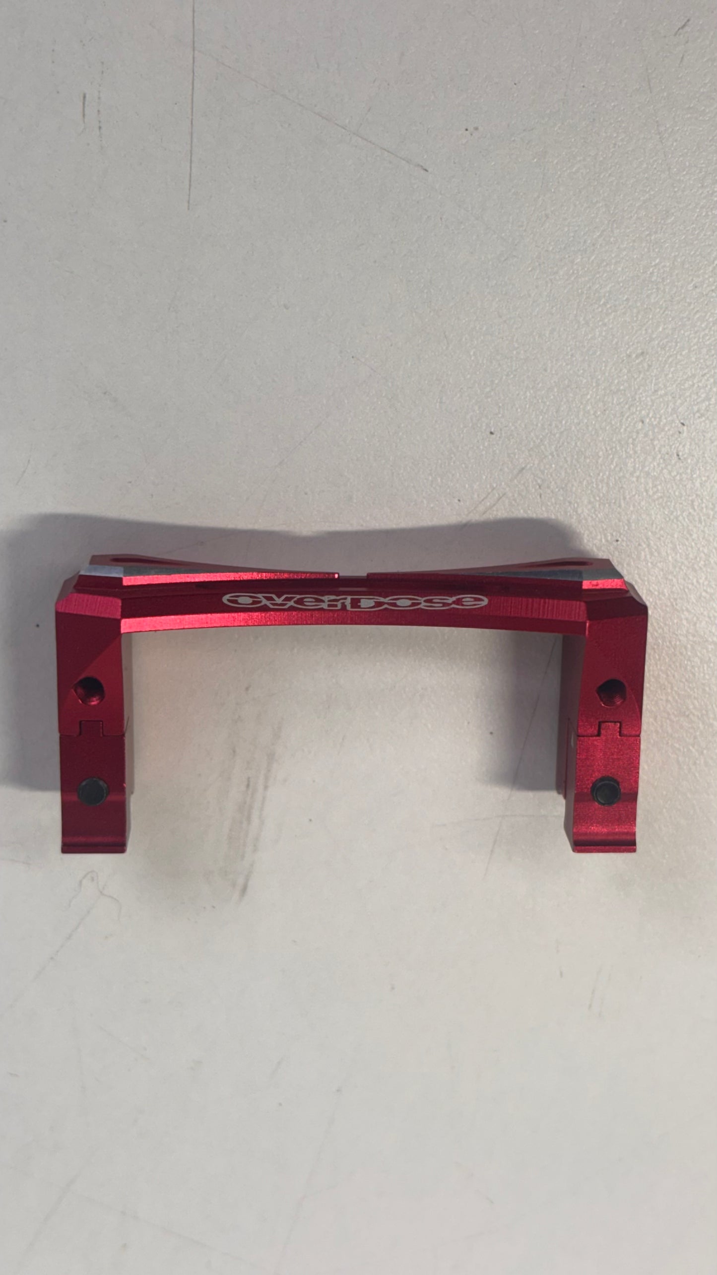 Overdose Red Alloy 2 Way Servo Holder Mount