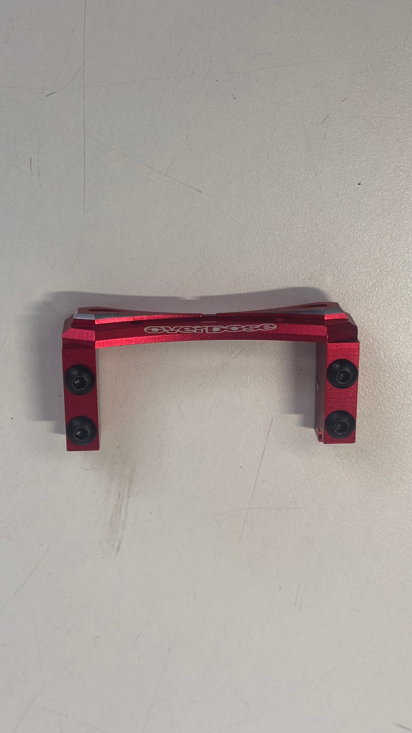 Overdose Red Alloy 2 Way Servo Holder Mount