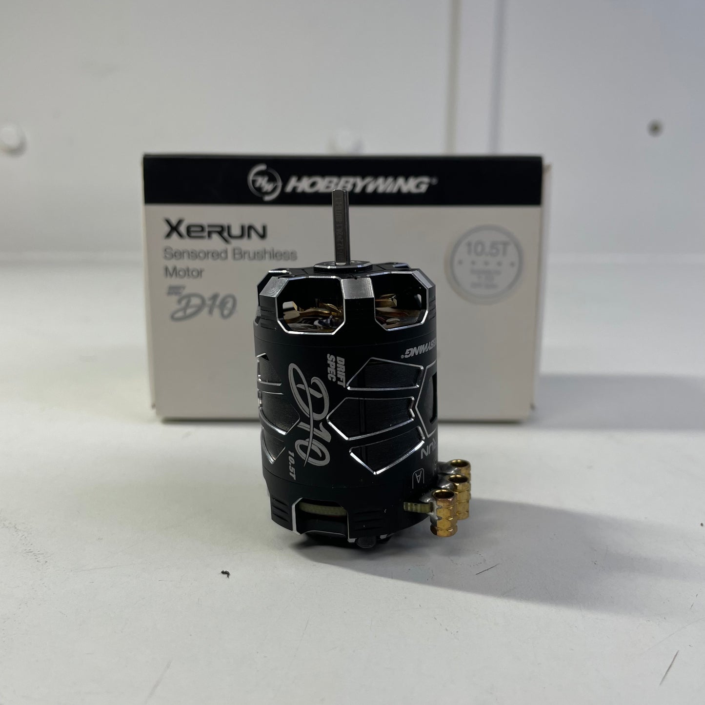 Hobbywing Xerun D10 Drift Spec 10.5T Motor Black Alloy