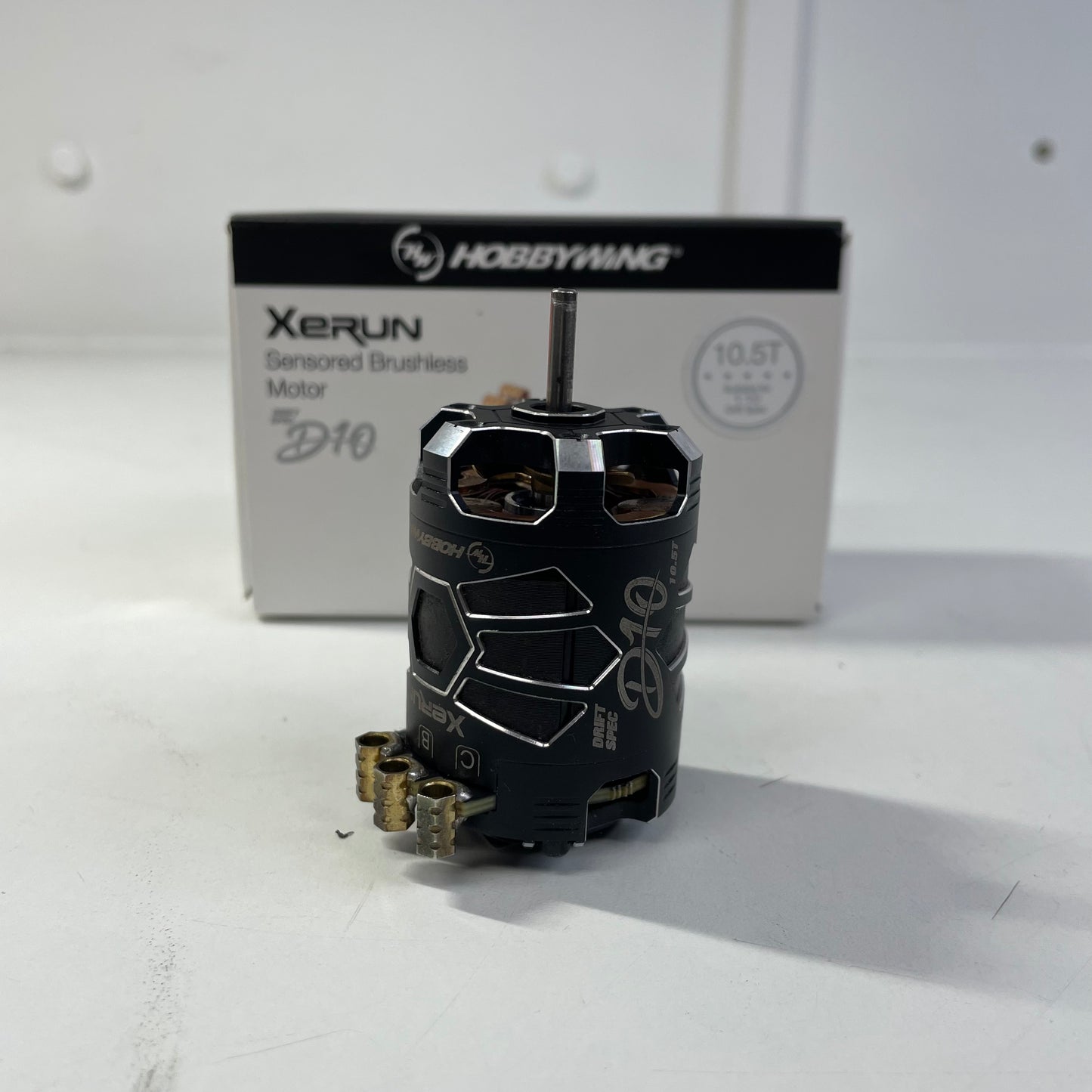 Hobbywing Xerun D10 Drift Spec 10.5T Motor Black Alloy