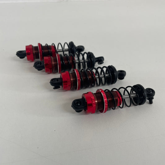 Yeah Racing Qutus Red Alloy Shocks Big Bore