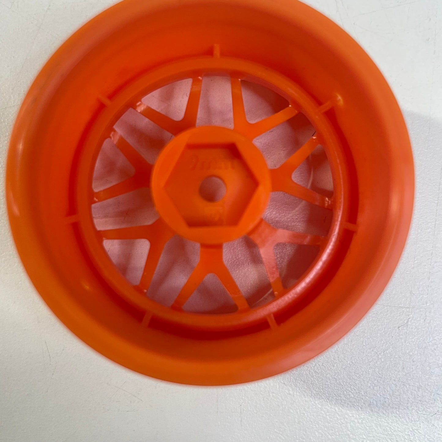 HPI Orange Wheels 9mm Offset X4