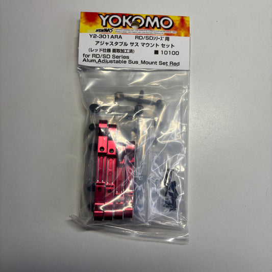 Yokomo Red Alloy Suspension Mounts Y2-301 ARA