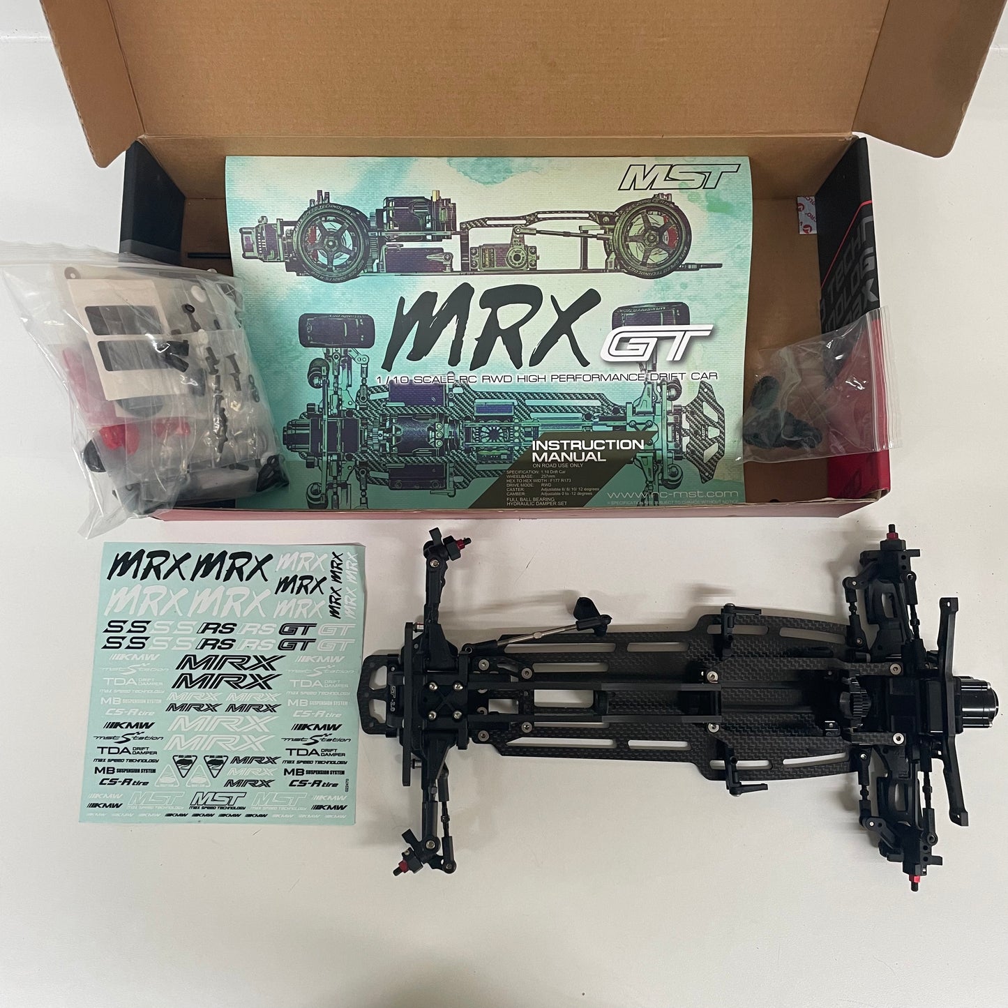 MST MRX GT Carbon Alloy Mid Gearbox Quick Change Diff Boxed
