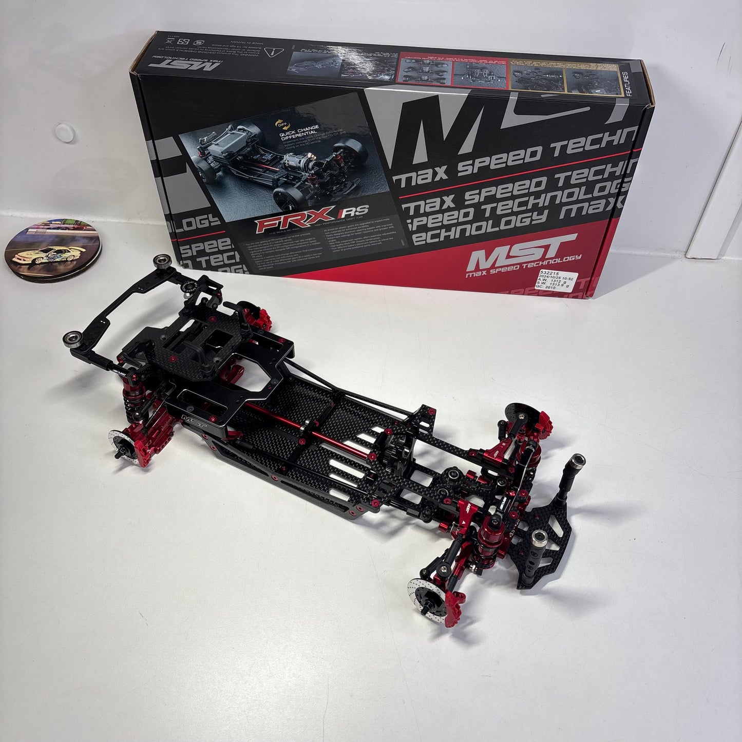 MST FRX RS Full Carbon Alloy Upgraded RWD Drift Chassis Boxed