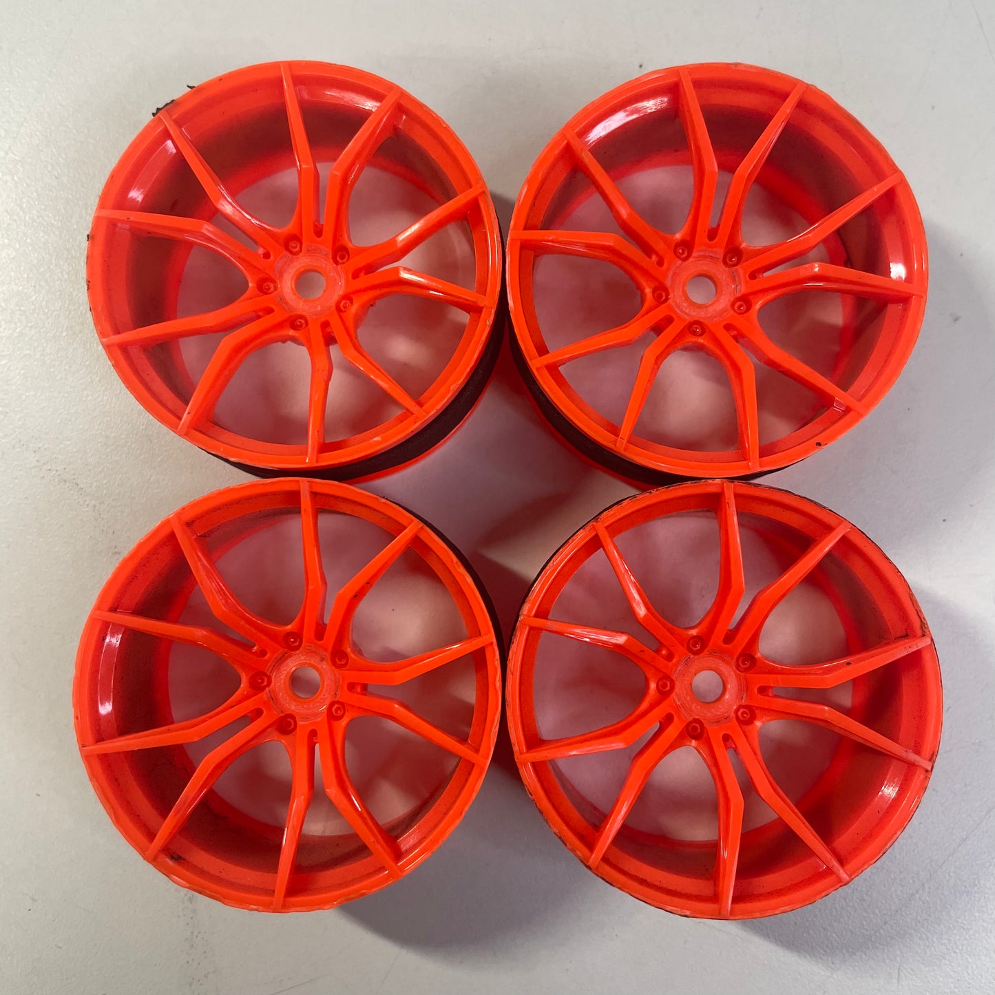 MST Wheels Orange 5mm Offset X4