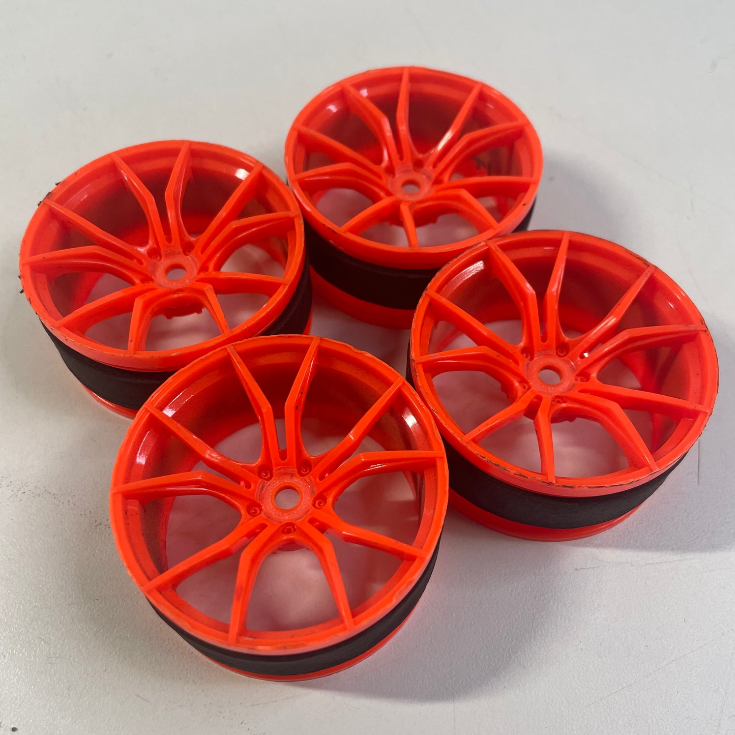 MST Wheels Orange 5mm Offset X4
