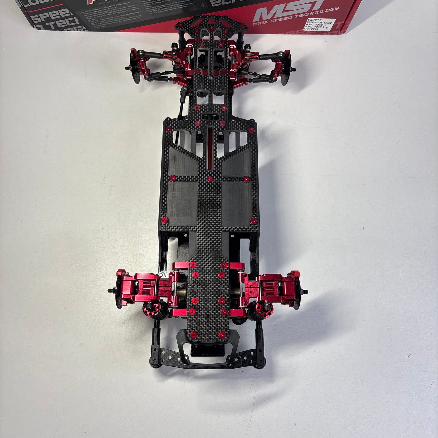 MST FRX RS Full Carbon Alloy Upgraded RWD Drift Chassis Boxed