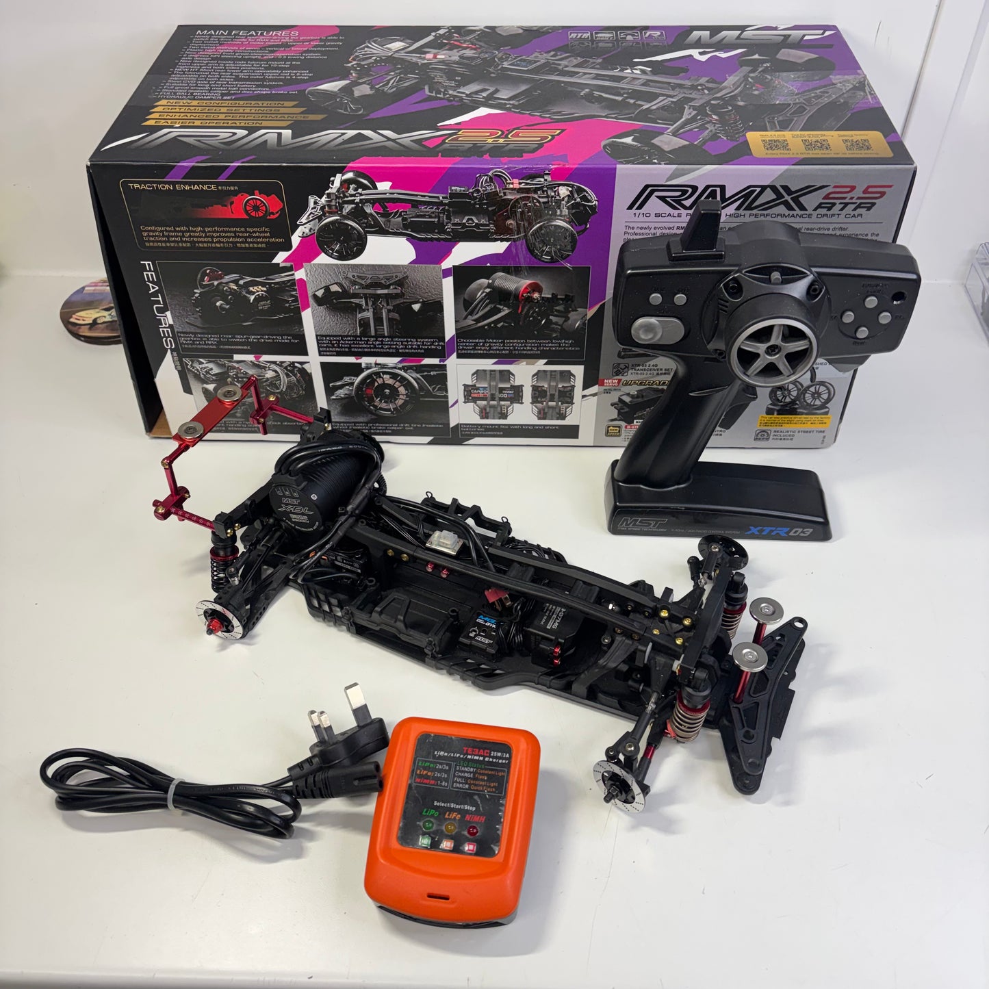 MST RMX 2.5 RWD Brushless Drift Almost Ready To Run Set Up Boxed