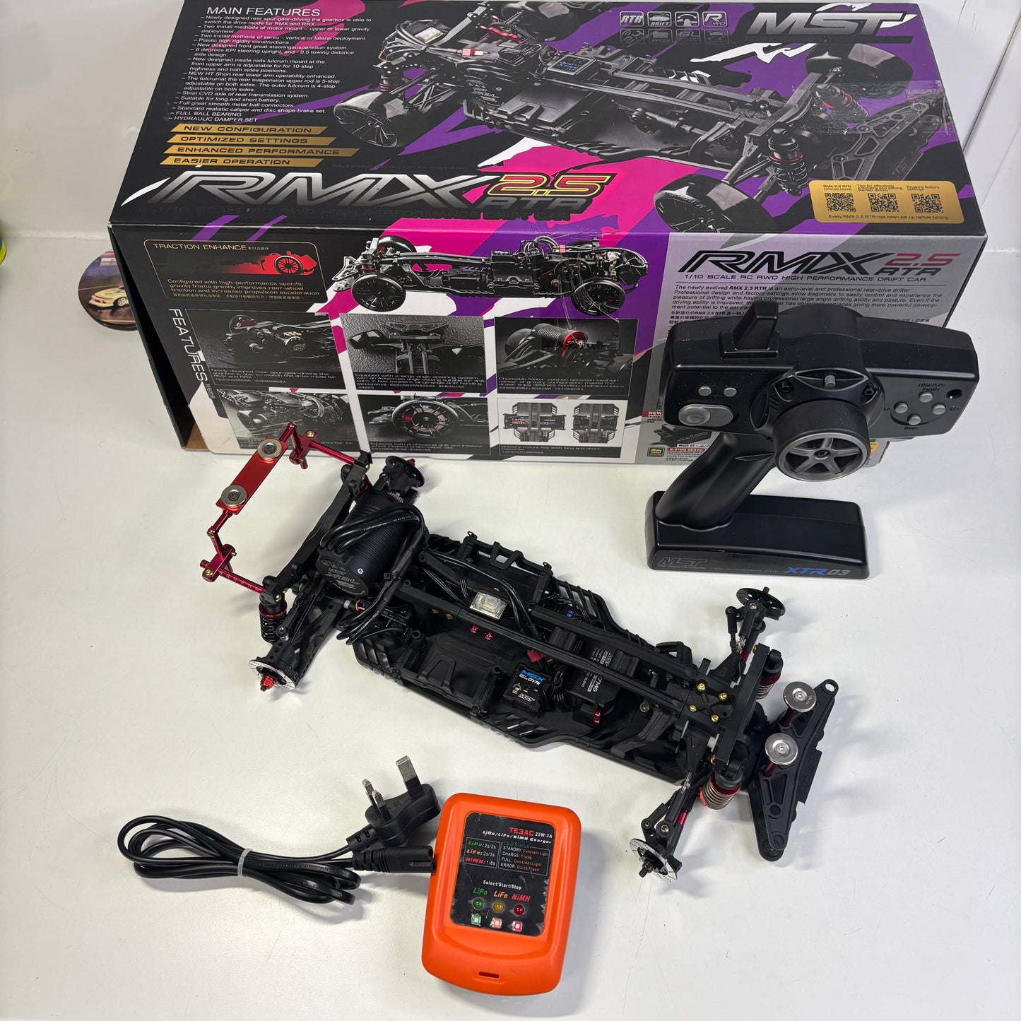 MST RMX 2.5 RWD Brushless Drift Almost Ready To Run Set Up Boxed