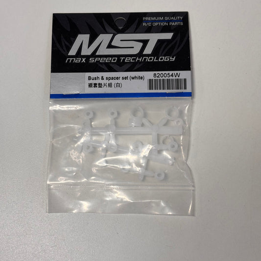 MST Bush & Spacer Set White 820054W