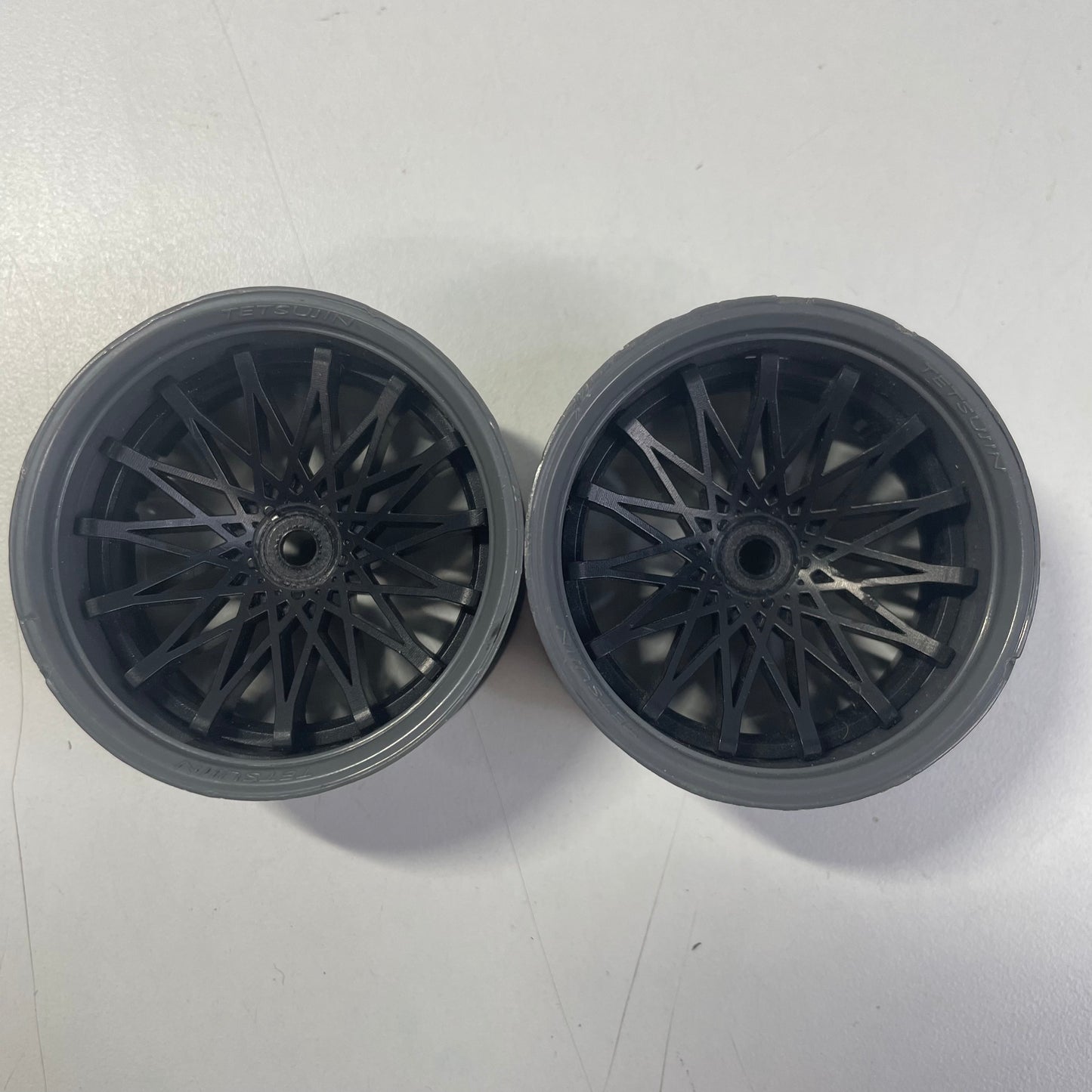 Tetsujin Adjustable Black Grey Adjustable Wheels X2