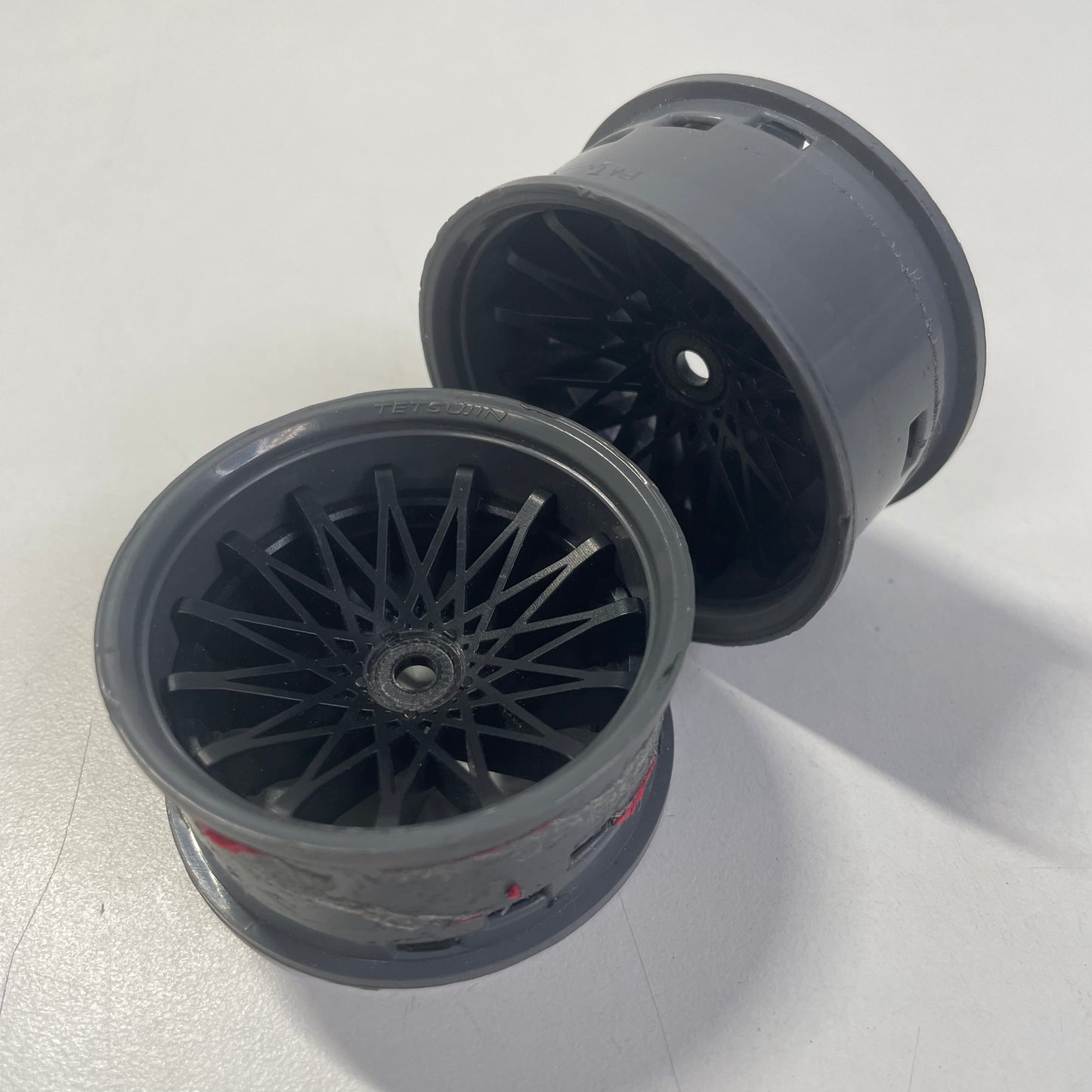 Tetsujin Adjustable Black Grey Adjustable Wheels X2