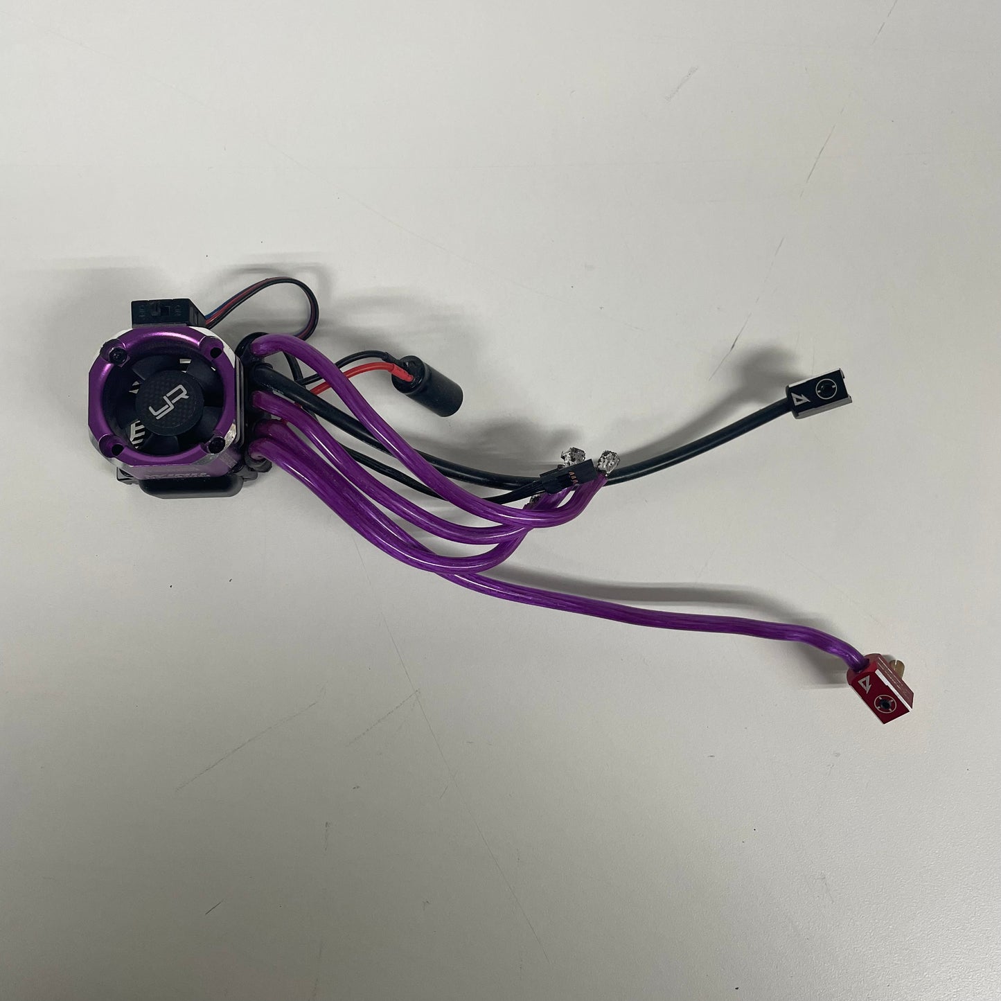 Sanwa Super Pro Vortex Gen 2 Brushless Programmable ESC Purple Alloy Fan