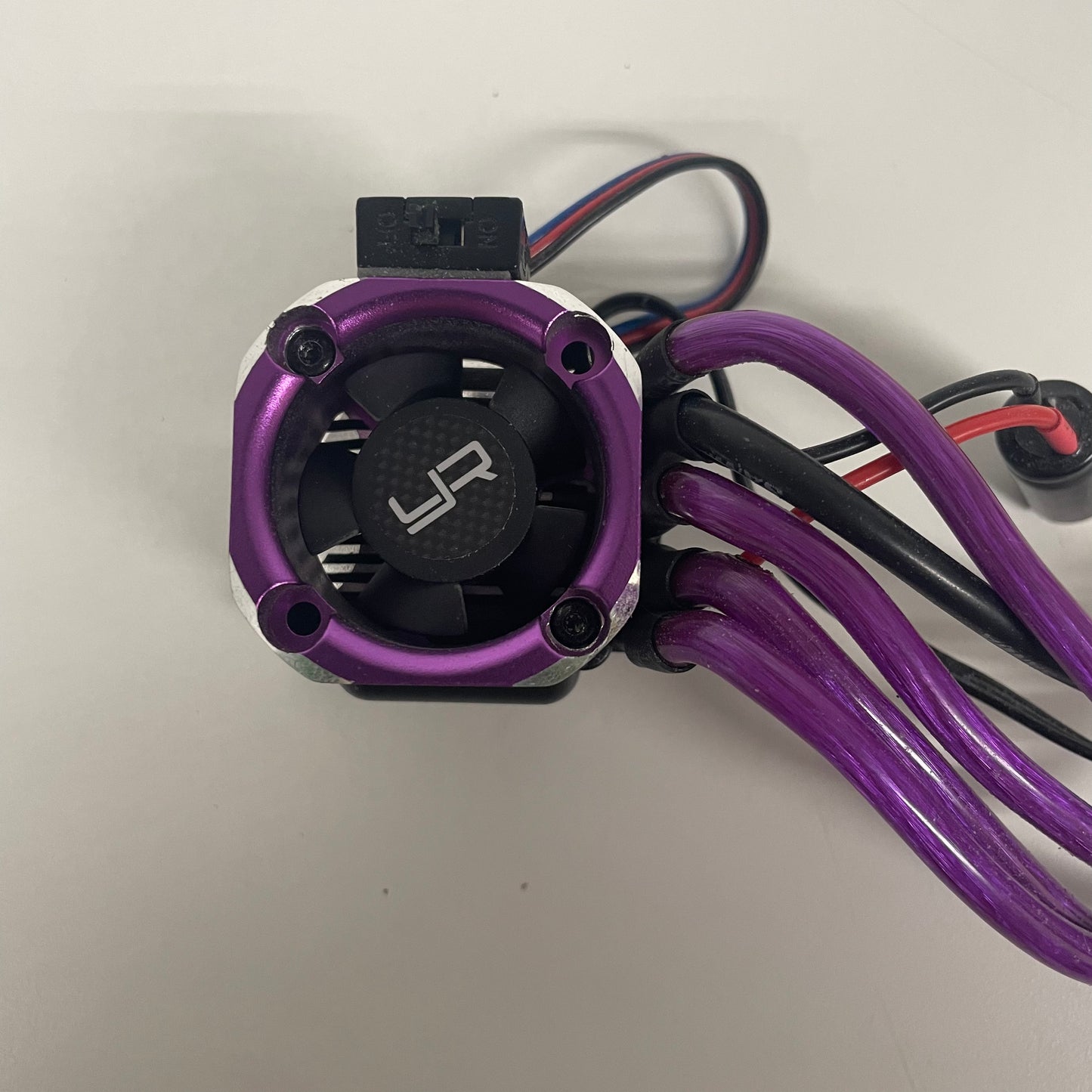 Sanwa Super Pro Vortex Gen 2 Brushless Programmable ESC Purple Alloy Fan