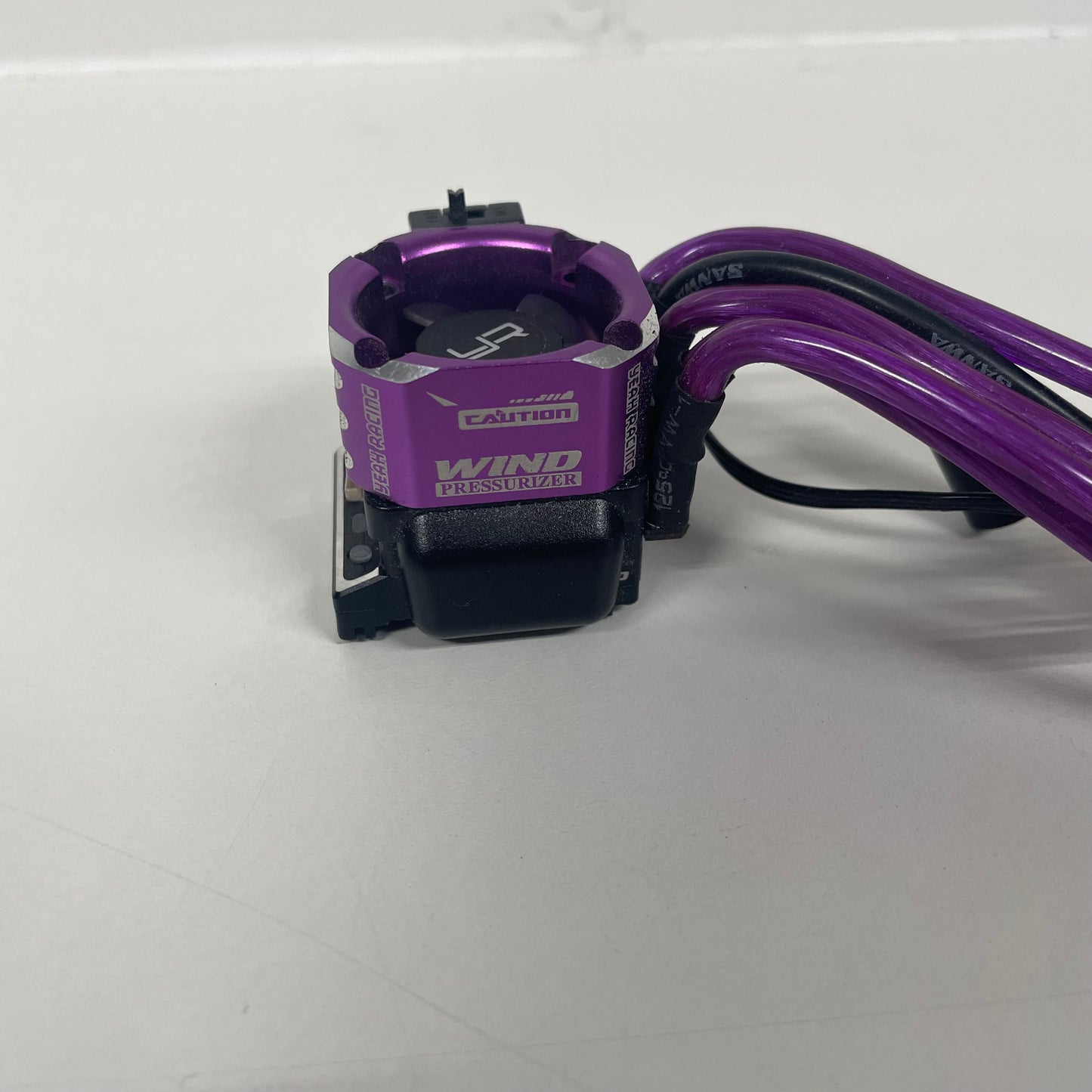 Sanwa Super Pro Vortex Gen 2 Brushless Programmable ESC Purple Alloy Fan