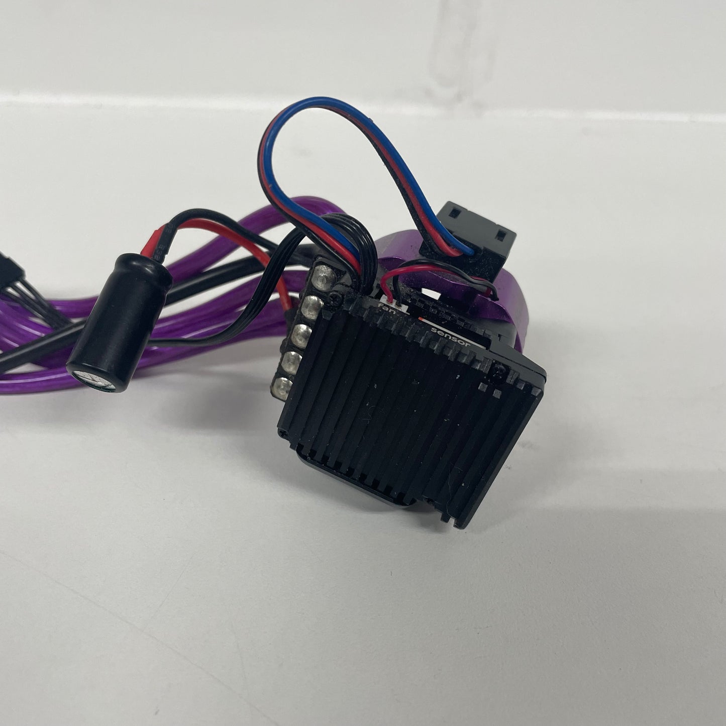 Sanwa Super Pro Vortex Gen 2 Brushless Programmable ESC Purple Alloy Fan