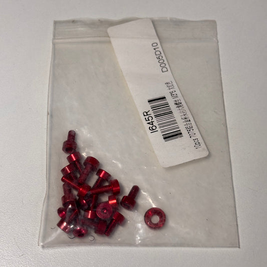 Red Screw Set