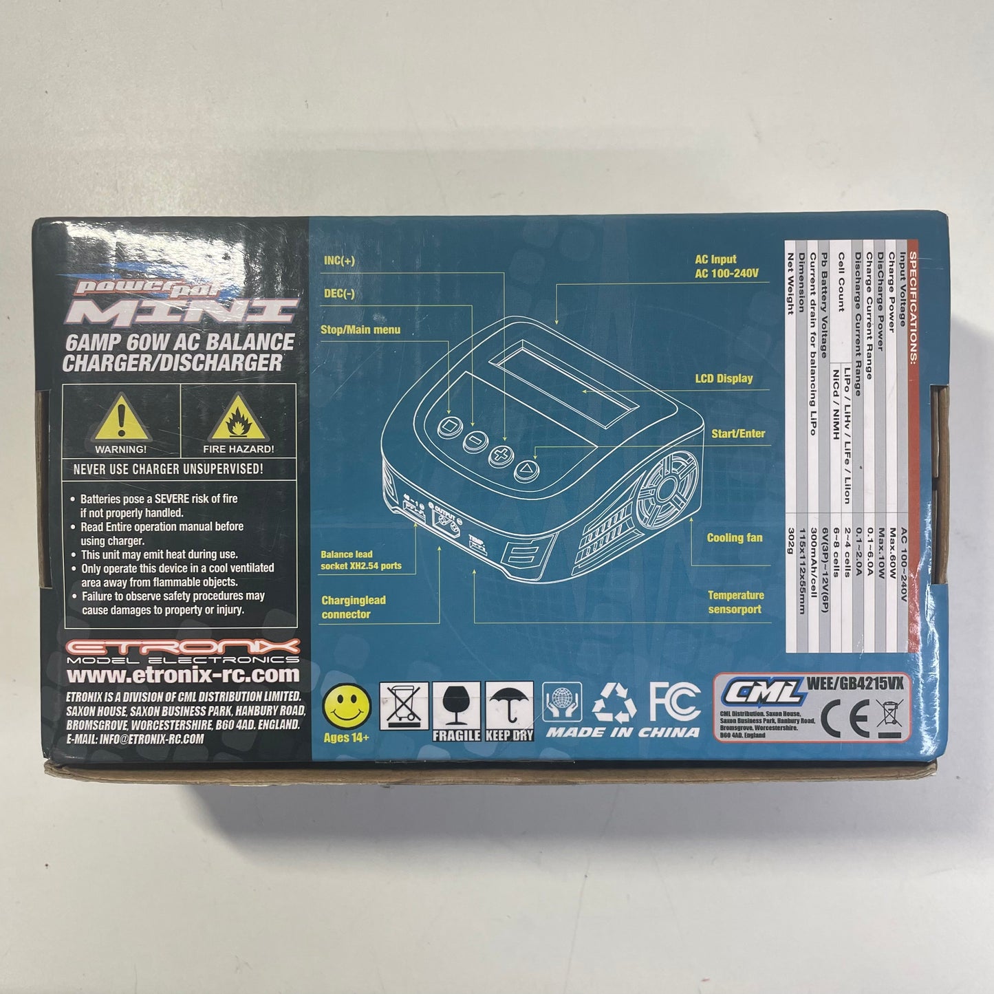 Power Pal Mini 6AMP 60W AC Charger