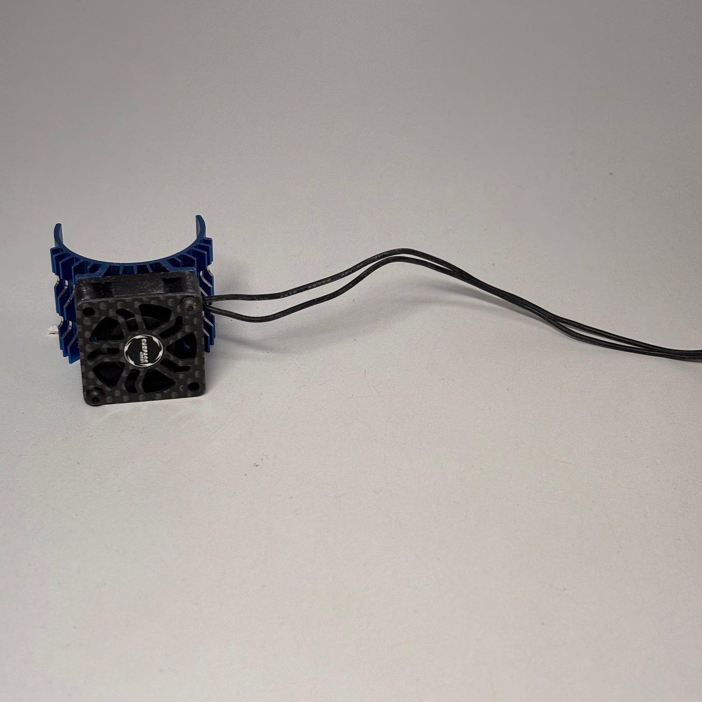 Blue Alloy Motor Carbon Fan Surface Hobby