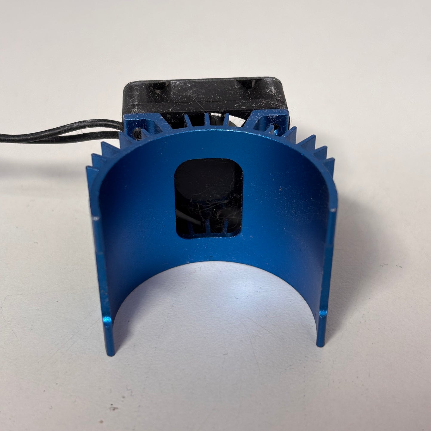 Blue Alloy Motor Carbon Fan Surface Hobby