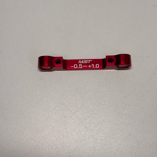 MST RMX Suspension Mount Red -0.5-+1.0 Adjustable
