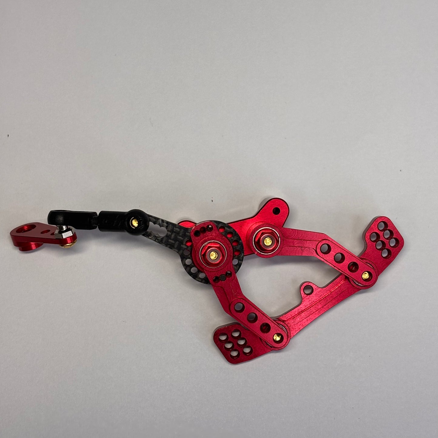 MST RMX 2.0 2.5 Steering Rack Red Alloy Full Complete