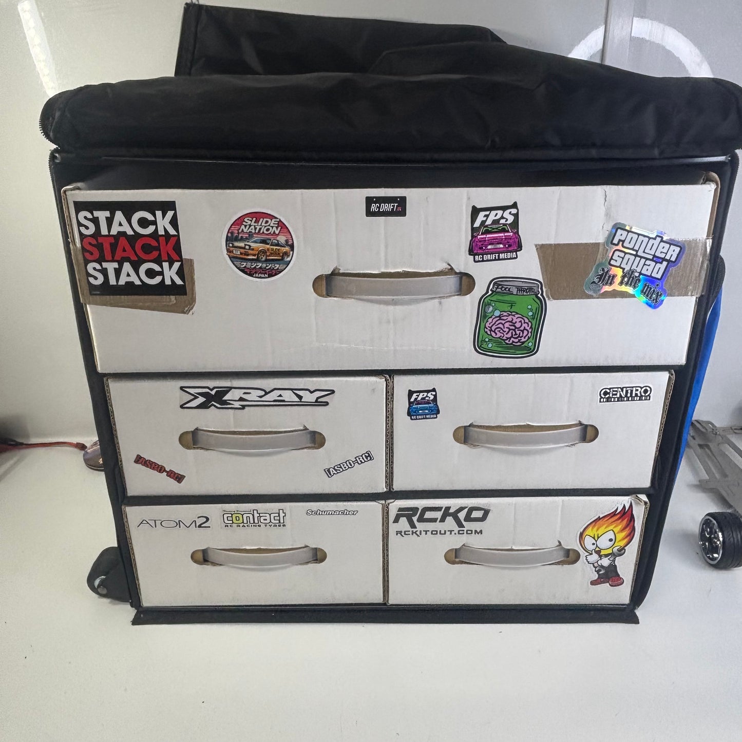 Fastrax Hauler 5 Drawer Pull Along With Wheels & Tool Holder