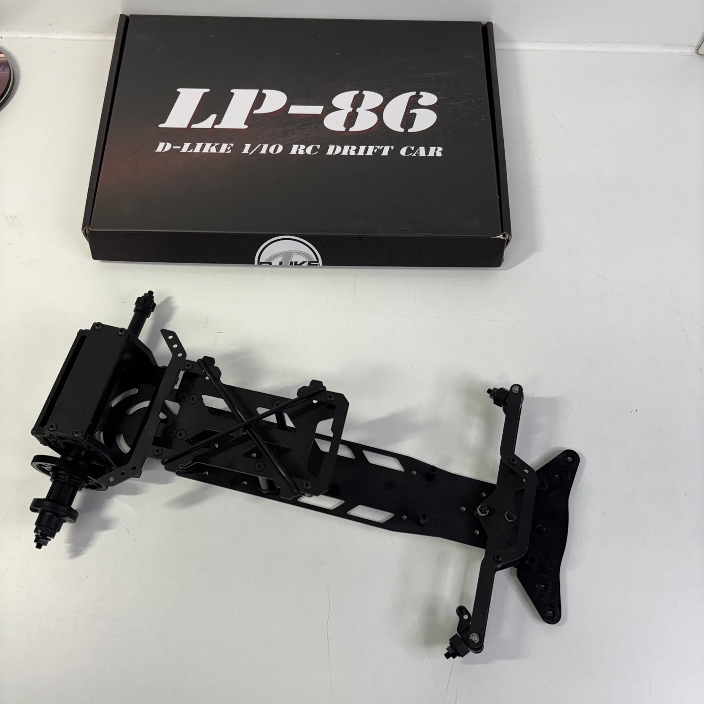 D Like LP86 RWD Drift Chassis Boxed Part Built as New