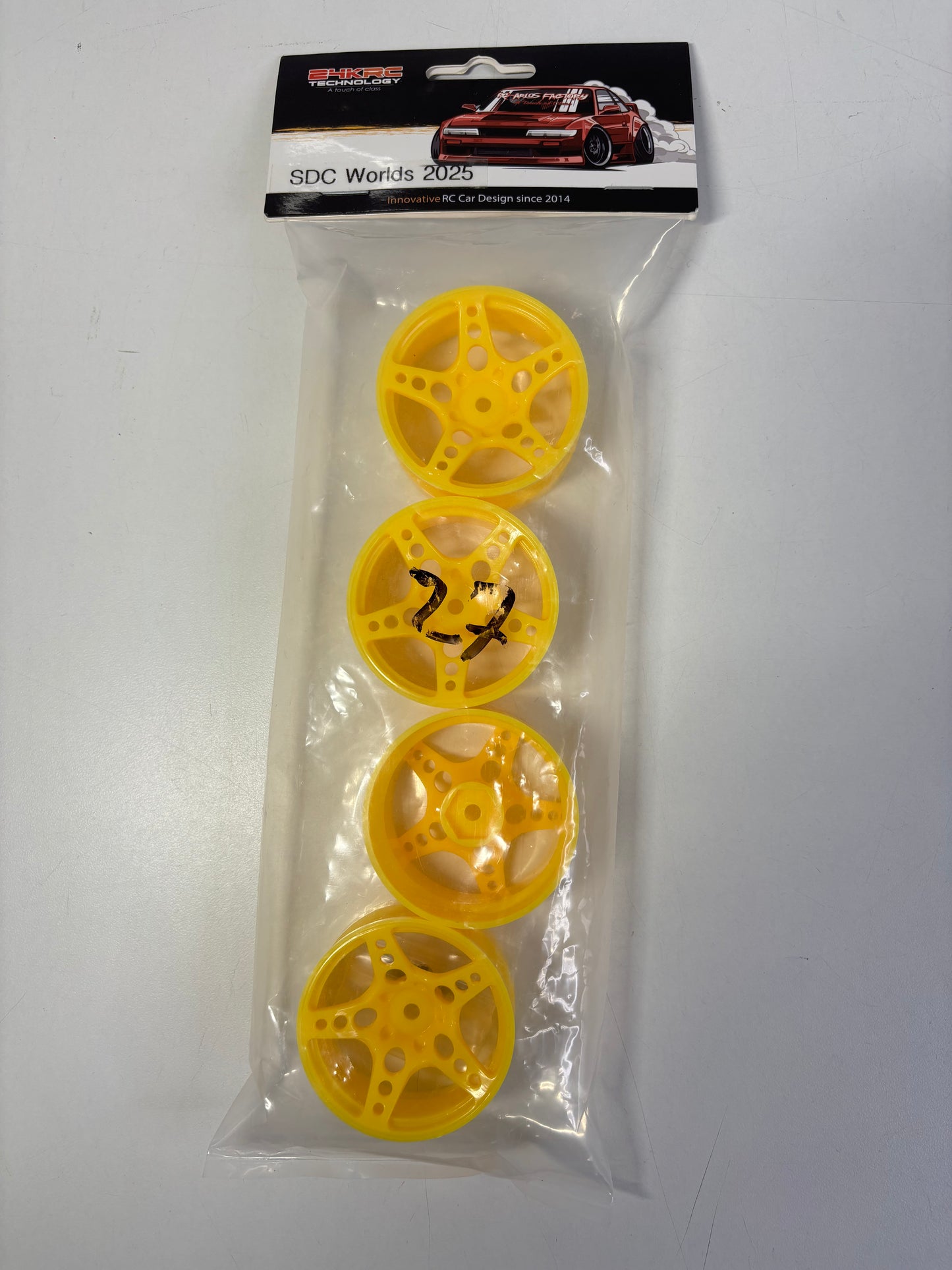 24K RC Yellow Wheels 6mm Offset?