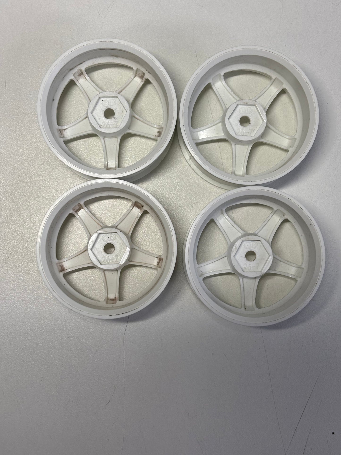 Overdose Wheels 26mm 7mm Offset White Valino