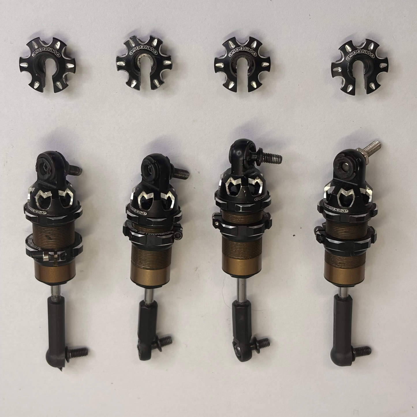 Overdose HG3 Black Alloy Shocks