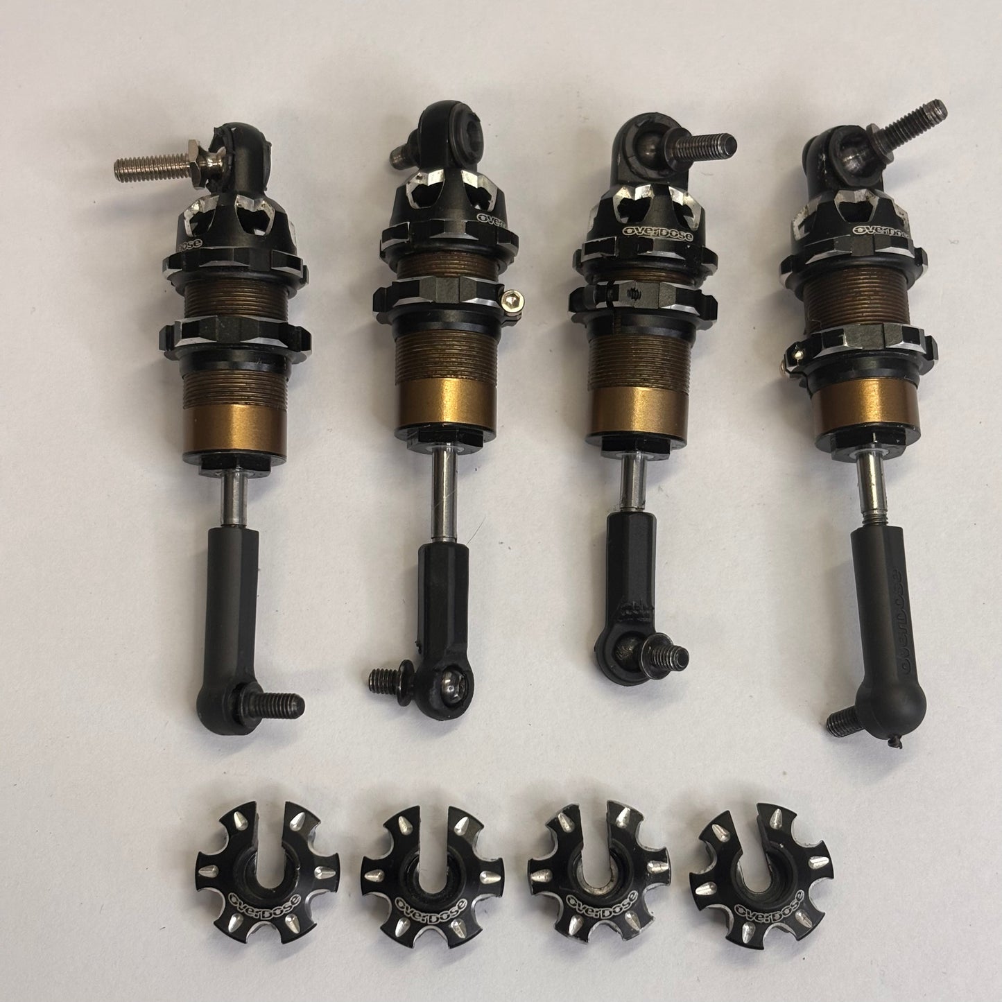 Overdose HG3 Black Alloy Shocks