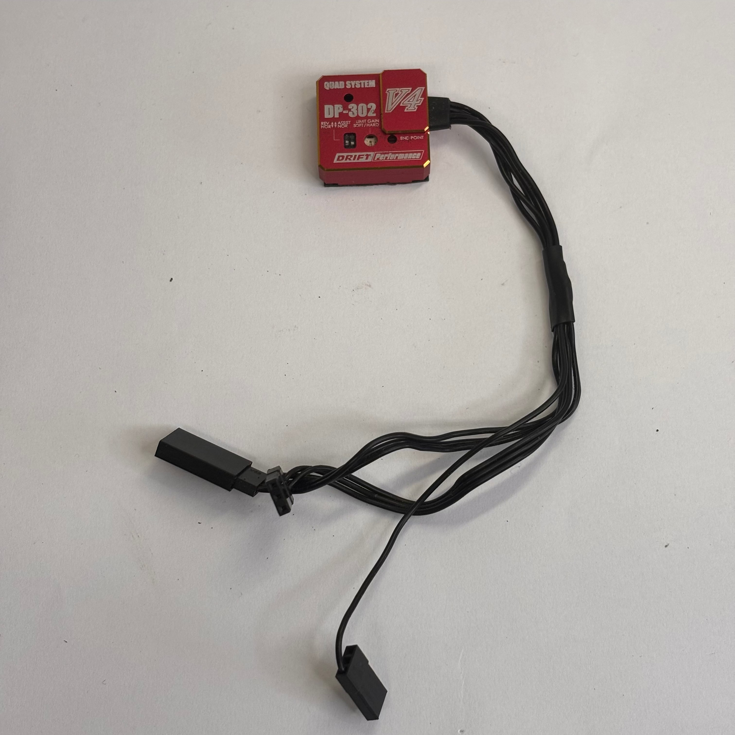 Yokomo V4 DP-302 Gyro Red Alloy