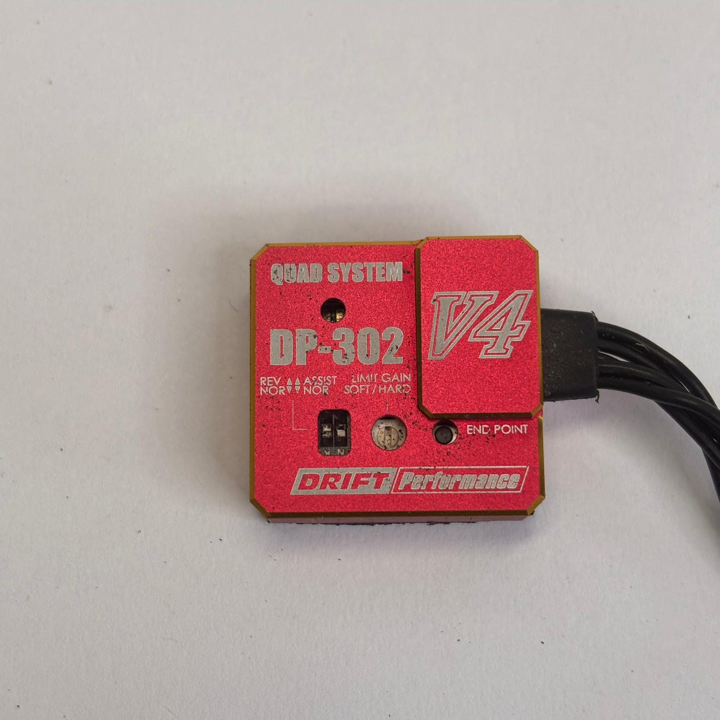 Yokomo V4 DP-302 Gyro Red Alloy