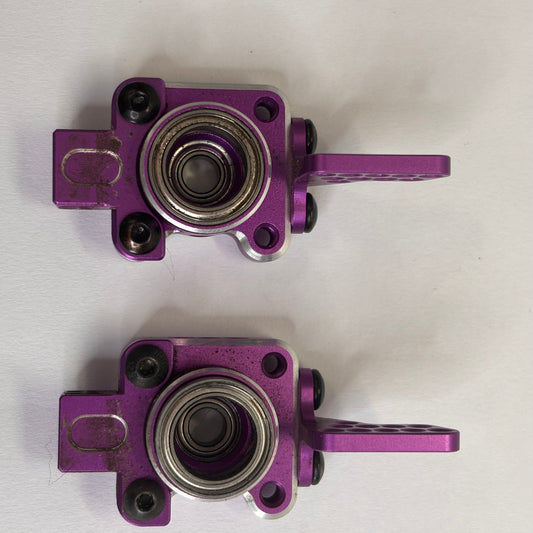 Rhino Racing Purple Alloy Rear Upright Hubs