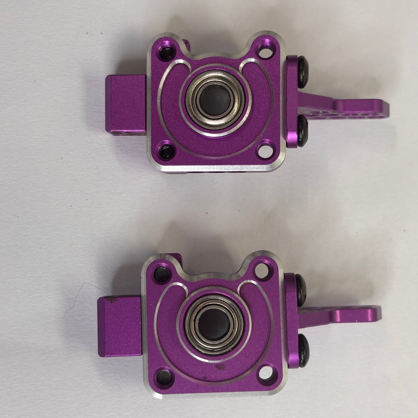 Rhino Racing Purple Alloy Rear Upright Hubs