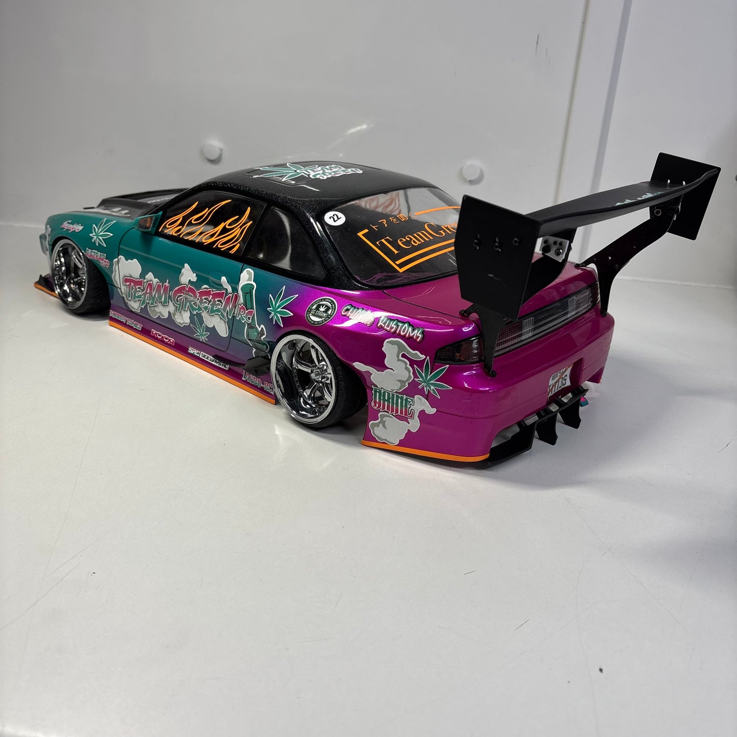 Team Green 24K RC Nissan S14a Drift Bodyshell