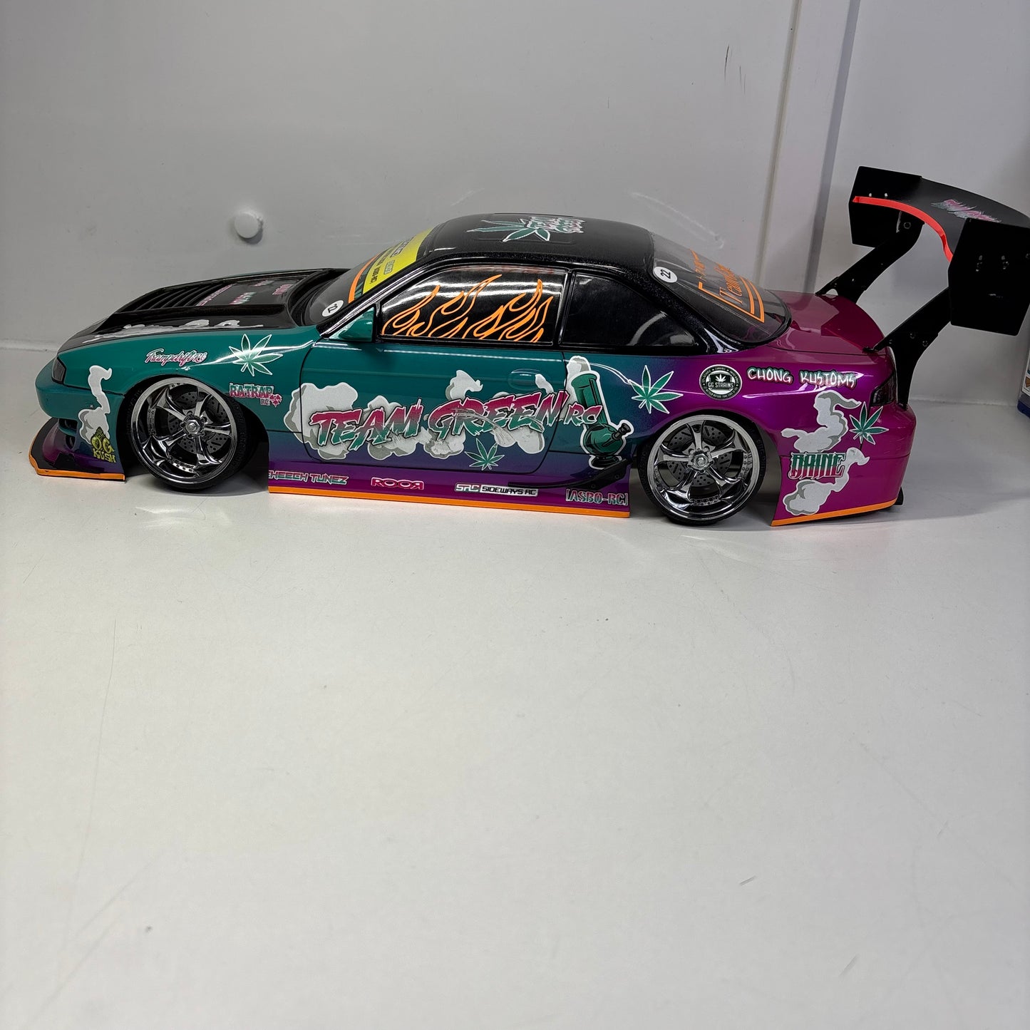 Team Green 24K RC Nissan S14a Drift Bodyshell