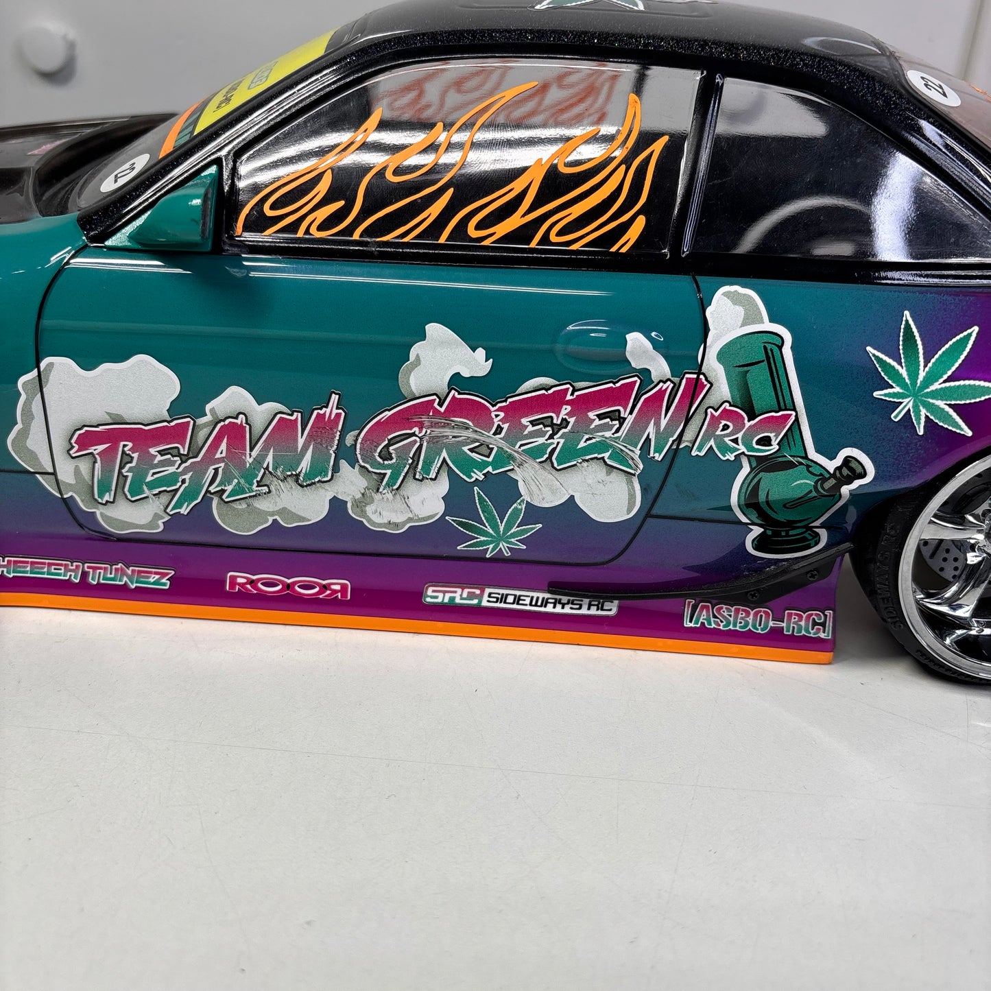 Team Green 24K RC Nissan S14a Drift Bodyshell