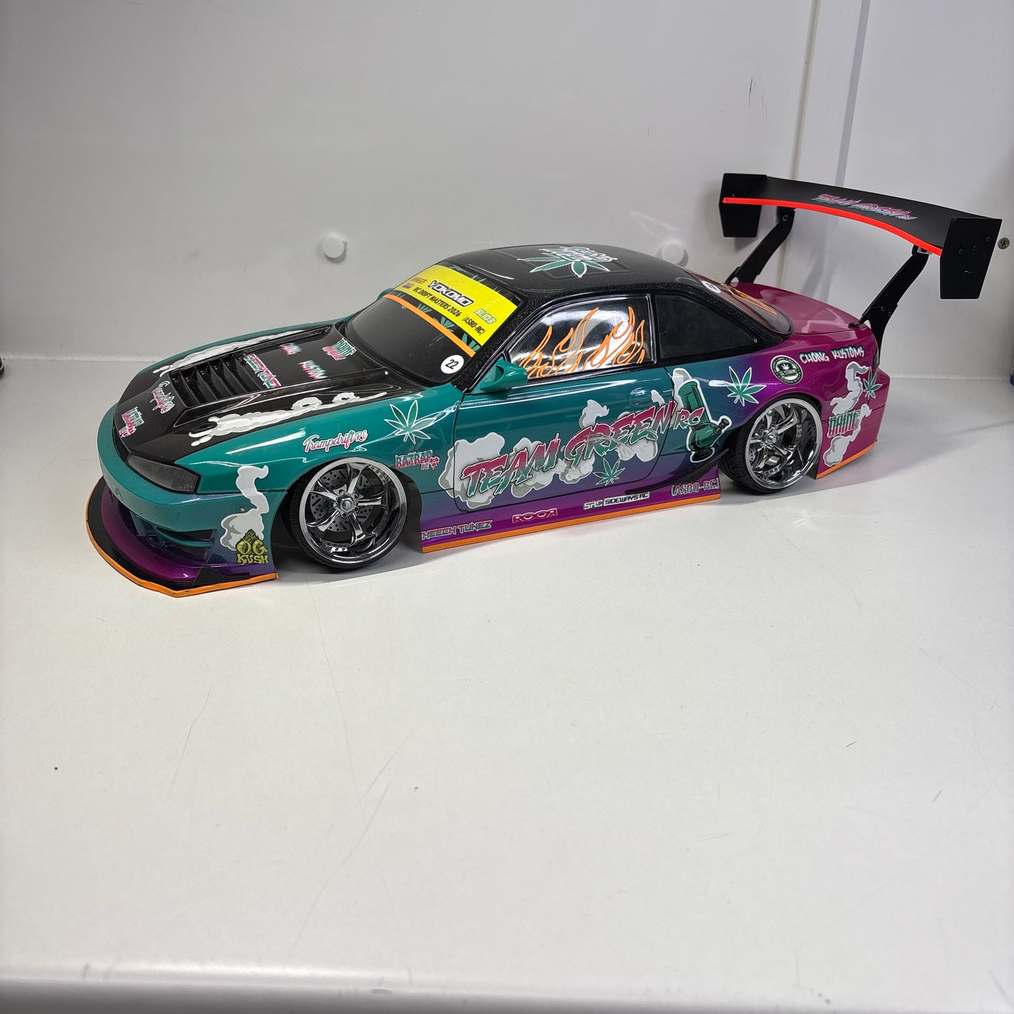 Team Green 24K RC Nissan S14a Drift Bodyshell