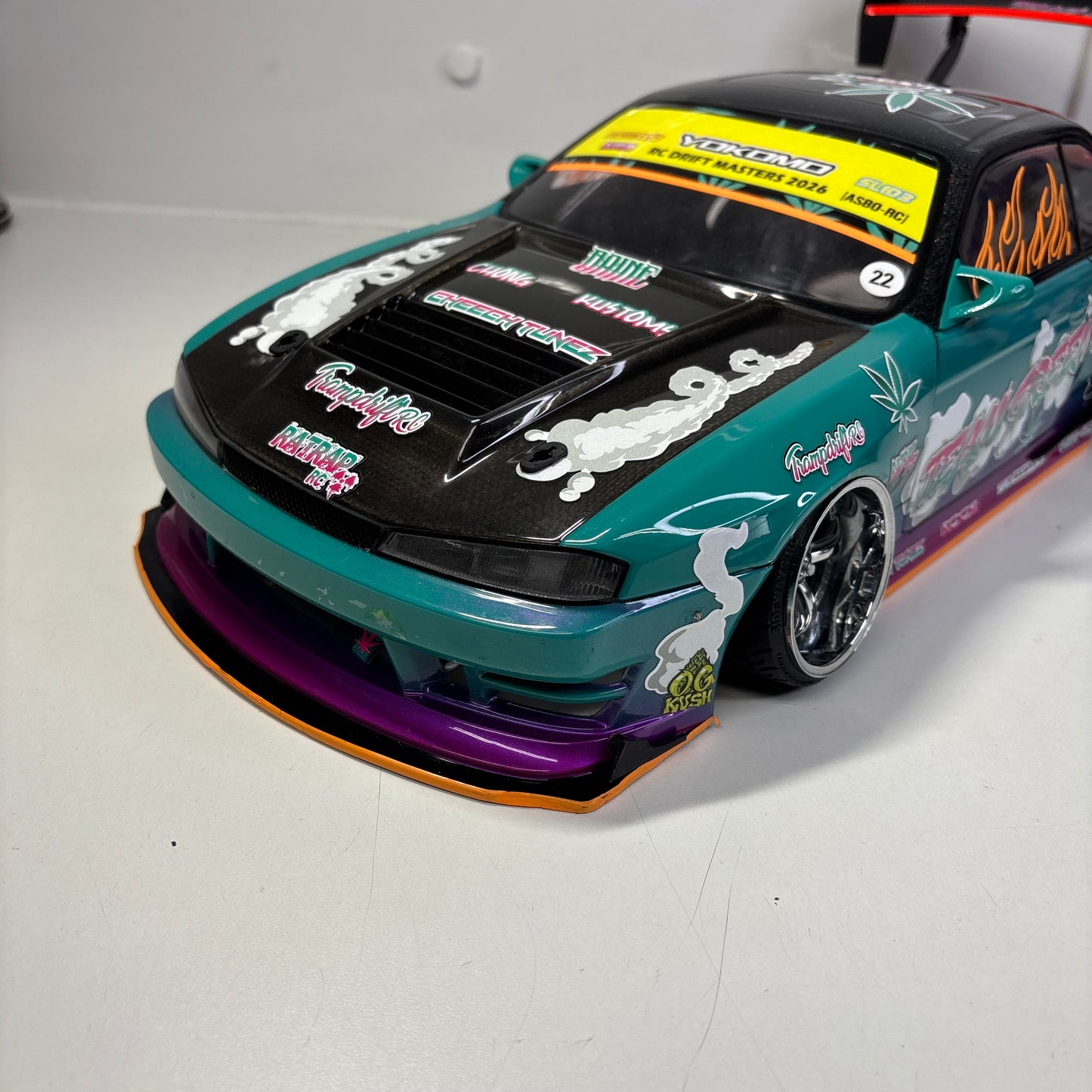 Team Green 24K RC Nissan S14a Drift Bodyshell