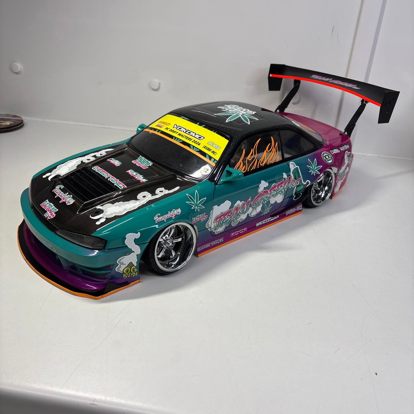Team Green 24K RC Nissan S14a Drift Bodyshell