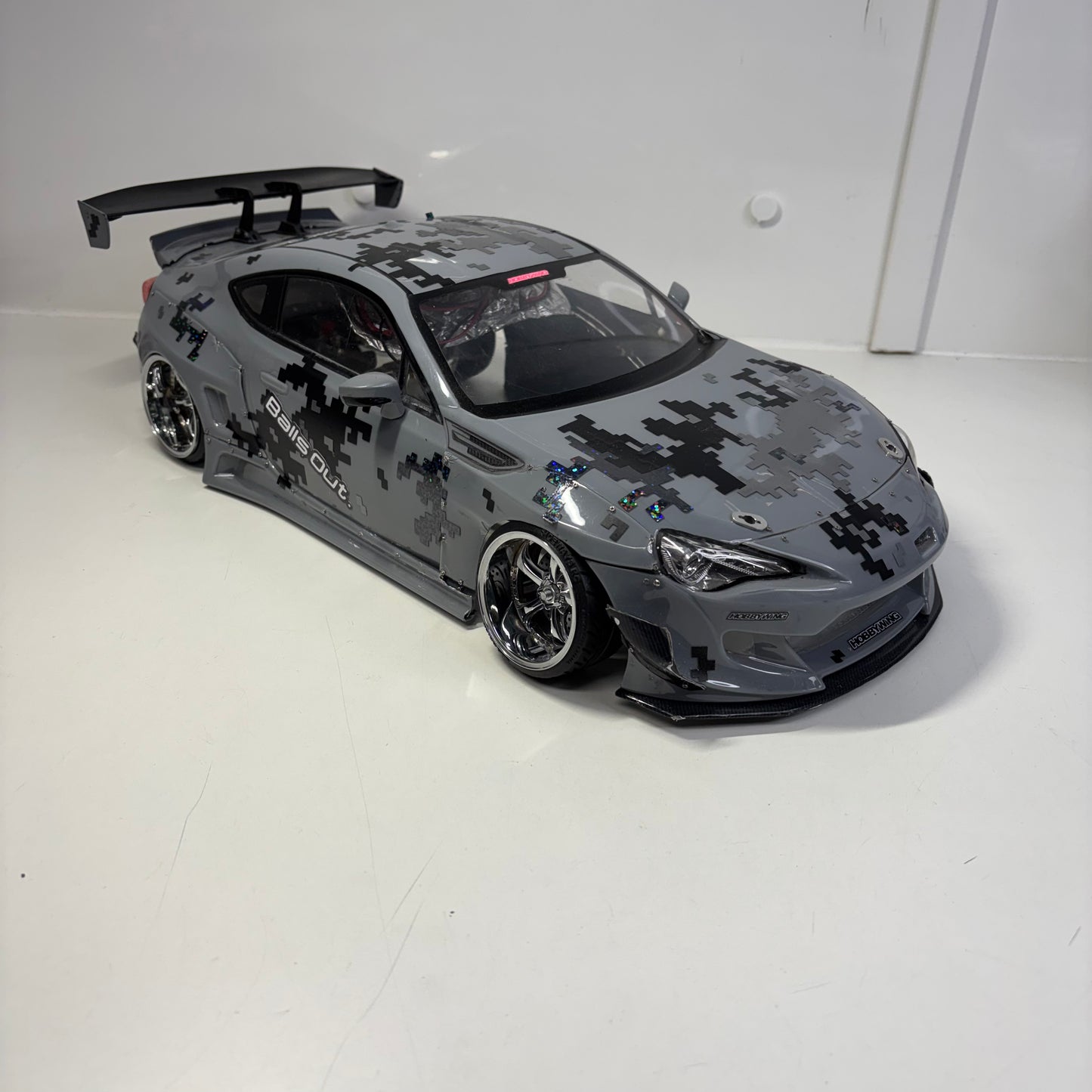 Toyota GT86 Digital Camo Bodyshell Overdose Wing