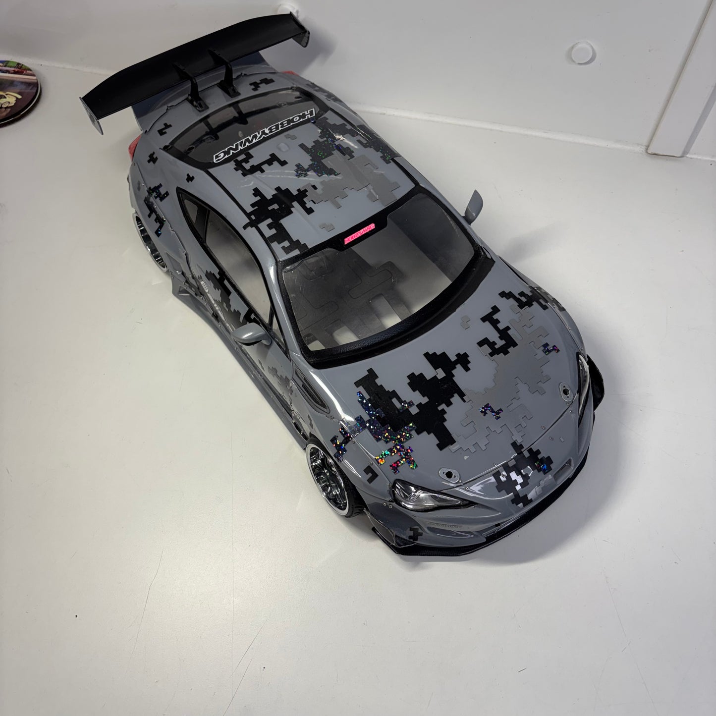 Toyota GT86 Digital Camo Bodyshell Overdose Wing