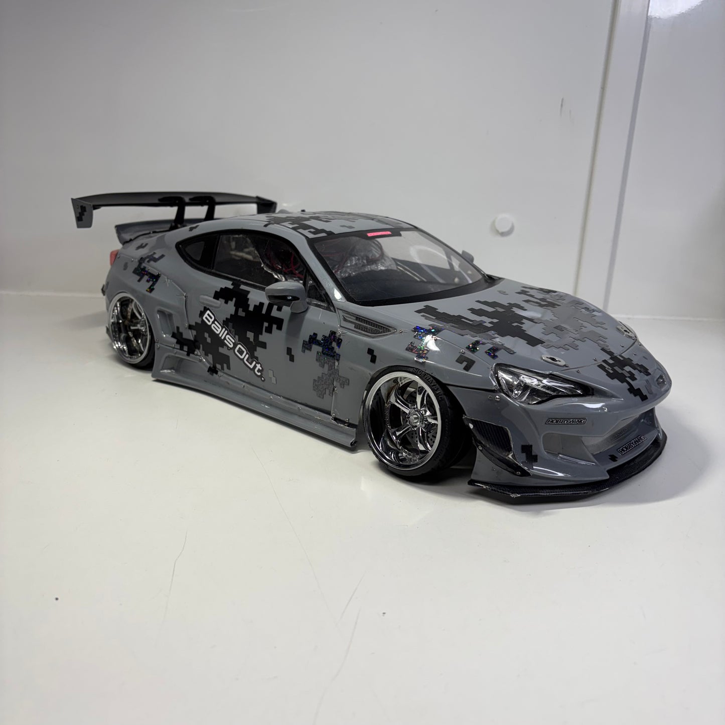Toyota GT86 Digital Camo Bodyshell Overdose Wing