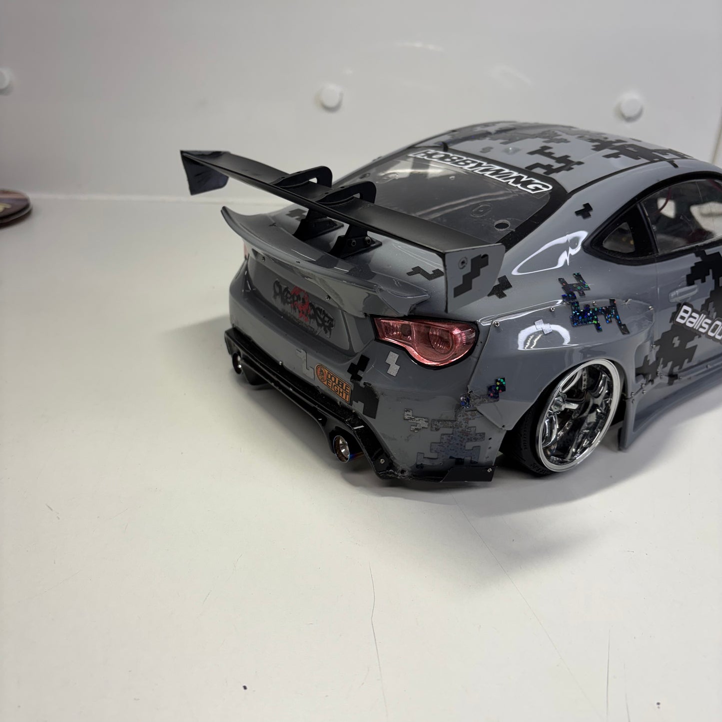 Toyota GT86 Digital Camo Bodyshell Overdose Wing