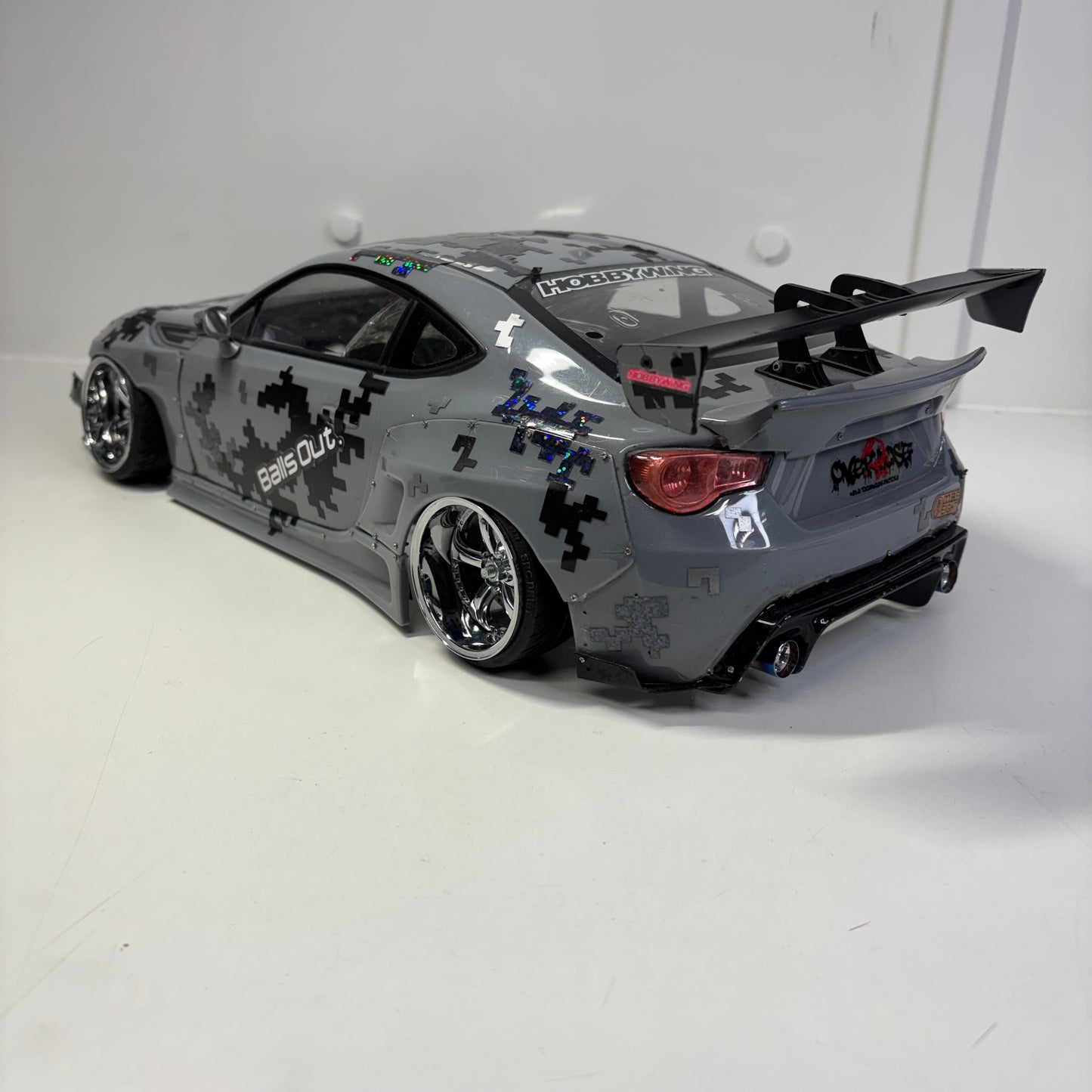 Toyota GT86 Digital Camo Bodyshell Overdose Wing